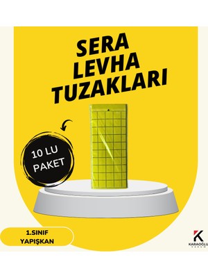 Sarı Yapışkan Levha Tuzak, Yapışkan Sinek Tuzağı ,sera ve Bahçe Tuzağı 25 cm x 10 cm Adet Seçiniz