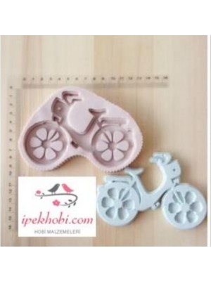 Ipek Hobi Yonca Bisiklet Silikon Kalıp