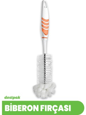 Destpak Şişe ve Biberon Temizleme Fırçası - Sünger Uçlu - Şişe Temizleme Fırçası