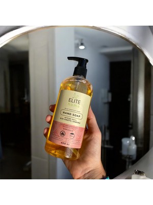 The Elite Home Bitkisel Bazlı ve Vegan Sertifikalı Sıvı El Sabunu 400 ml ,kokusuz