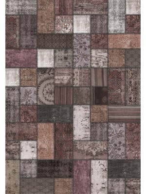 Melaris Halı Vintage Eskitme Patchwork Yıkanabilir Şönil Kilim Pamuk Taban Dokuma Halı Oturma Odası Salon Balkon Mutfak Halısı