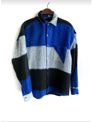 Erkek Günlük Uzun Kollu Owersize Premium Kalite Pamuk Materyeli Olan Tam Kışlık Tek Cepli Oduncu Gömlek