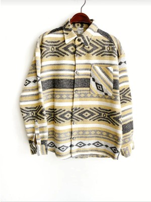 Erkek Günlük Uzun Kollu Owersize Premium Kalite Pamuk Materyeli Olan Tam Kışlık Tek Cepli Oduncu Gömlek