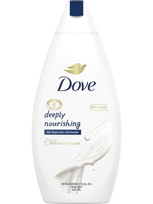 Dove Duş Jeli - Deeply Nourishing - 450 ml Yumuşak Cilt İçin Derinlemesine Besleyici Etki