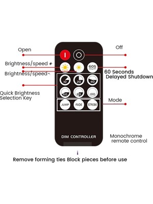 Rf Uzaktan Kumanda LED Dimmer DC5V-24V Parlaklık Ayarı 14-Key Kısılabilir Konnektör Anahtarı LED Şerit Işığı Için (Yurt Dışından)