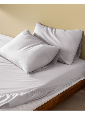Madame Coco Manon King Size %100 Pamuk Ranforce Lastikli Çarşaf Takımı - Gri