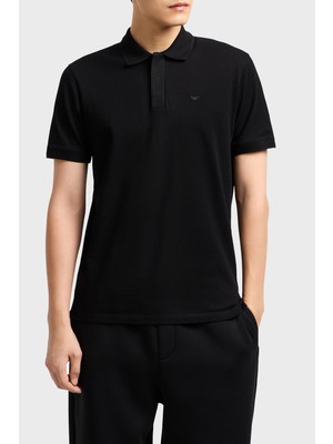 Emporio Armani  Pamuk Gizli Düğmeli Polo Yaka T Shirt Erkek Polo Yaka T Shirt EM000850 AF12955 UC001