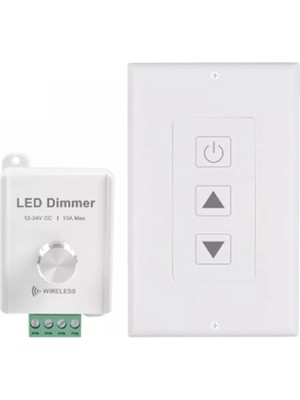 Unfathomable DC12V-24V 10A Tek Renkli LED Şerit (U1) Için Dokunmatik Uzaktan Kumandalı Kablosuz LED Şerit Dimmer (Yurt Dışından)