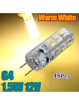 Unfathomable 15X G4 1.5W LED Ampul Halojen Ampul Değiştirin 12V Smd LED Işık Ampul Lambalar (Yurt Dışından)