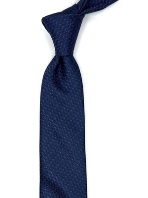 Kravatkolik Lacivert Küçük Desen Slim Kravat SK8013