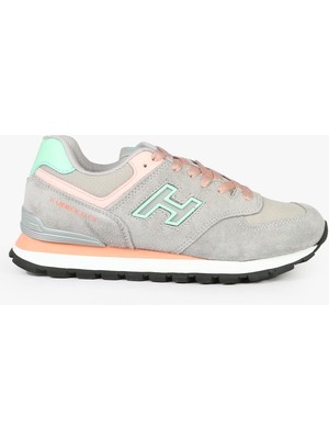 Hammer Jack Chile Hakiki Deri Gri Somon Kadın Spor Ayakkabı