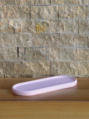 Perazayn Dekoratif Mum, Saksı ve Takı Tabağı Oval 24X9 cm