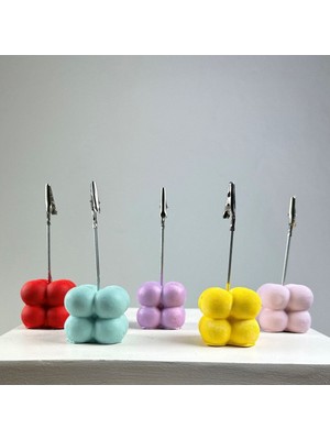 Perazayn Bubble Not Tutucu 5'li Set ( Kırmızı - Sarı - Lila - Pembe - Nane)