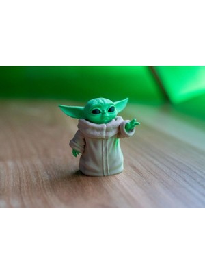 Perazayn Yoda Temalı Fotoğraf Not Tutacağı Ofis Masası Tutacak Hediyelik