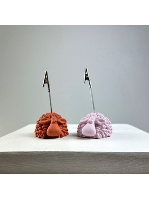 Perazayn Kuzu Not Tutucu 2'li Set (Pembe-Terracota)