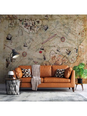 Piri Reis Haritası Duvar Kağıdı