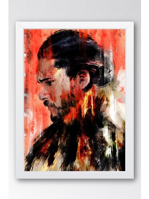 Satürn Design Game Of Thrones Jon Snow Çerçeveli Tablo - Taht Oyunları Dizi Posteri Tablo