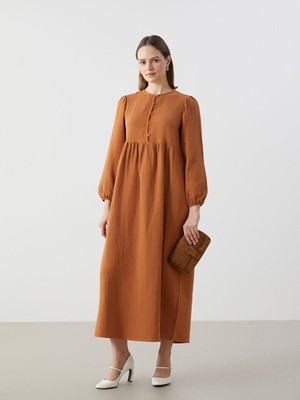 Lcw Modest Bisiklet Yaka Kadın Elbise