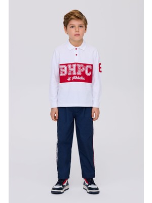 Beverly Hills Polo Club Erkek Çocuk Beyaz Tshirt