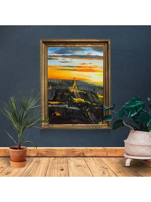 El Yapımı 70 x 50 cm Boyutunda Akrilik Boya ile Yapılmış El Yapımı Imzalı Tablo