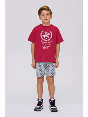 Beverly Hills Polo Club Bg Store Erkek Çocuk Kırmızı Tshirt