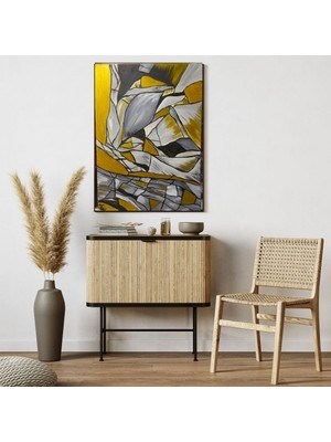 El Yapımı 70 x 50 cm Boyutunda Akrilik Boya ile Yapılmış El Yapımı Imzalı Tablo