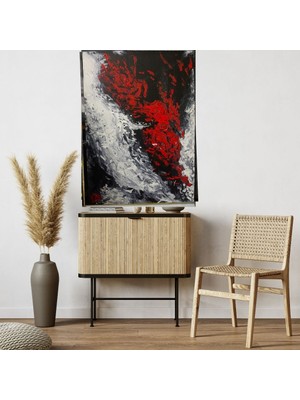 El Yapımı 70 x 50 cm Boyutunda Akrilik Boya ile Yapılmış El Yapımı Imzalı Tablo