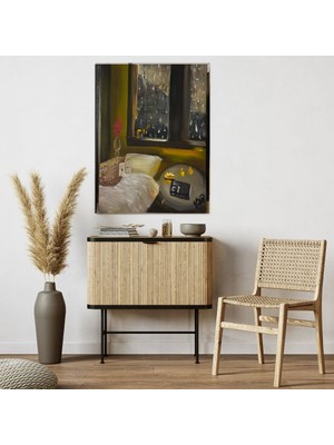 El Yapımı 70 x 50 cm Boyutunda Akrilik Boya ile Yapılmış El Yapımı Imzalı Tablo