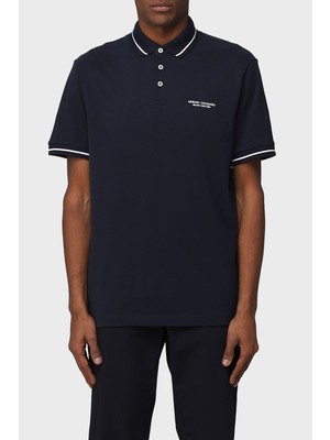 Armani Exchange Logolu  Pamuk Slim Fit Polo T Shirt Erkek Polo Yaka T Shirt 8nzffm ZJ5DZ 1510