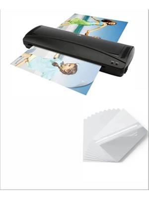 Filmi Parlak A4 10 Lu 1 Paket 125 Mikron Pvc Kaplama Poşeti