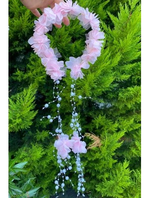 Hayalperest Boncuk Pembe Lohusa Taç