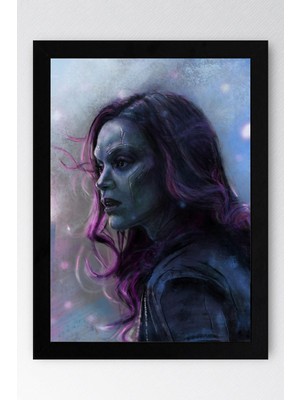 Gamora Çerçeveli Tablo - Avengers Film Posteri Tablo