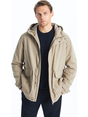 Southblue Rahat Kalıp Kapüşonlu Erkek Ince Mont