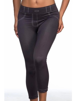 Beruflic Emay Dikişsiz Kot Desen Tayt 3801