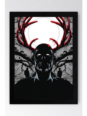 Hannibal Çerçeveli Tablo - Dizi Afişi Poster Tablo