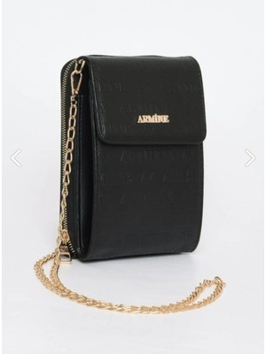 Armine Bayan Çanta 266 Siyah Lazer