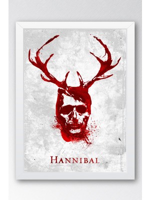 Hannibal Çerçeveli Tablo - Dizi Afişi Poster Tablo