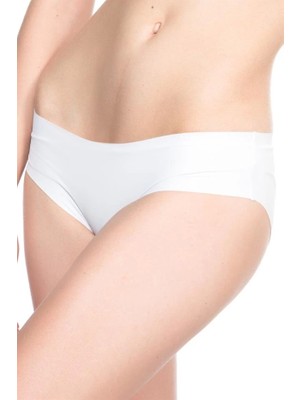 Emay Beyaz Emay 2818 Slip Külot Lazer Korse