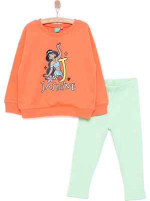Disney Prenscess Kız Sweatshirt - Tayt Kız Bebek