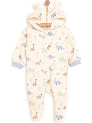 HelloBaby Yenidoğan Erkek Kapüşonlu Tulum Erkek Bebek