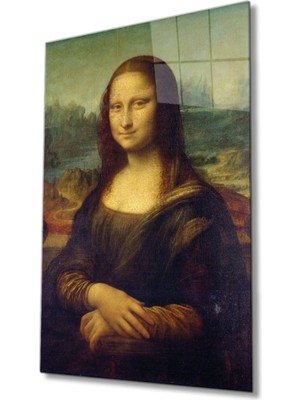Marsilyan Marsilyan- Mona Lisa Portresi Sanat , Ev ve Ofis Duvar Dekoru, Temperli 4 mm