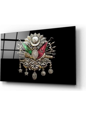 Marsilyan Osmanlı Tuğrası Cam Tablo