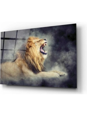 Marsilyan Aslan Cam Tablo