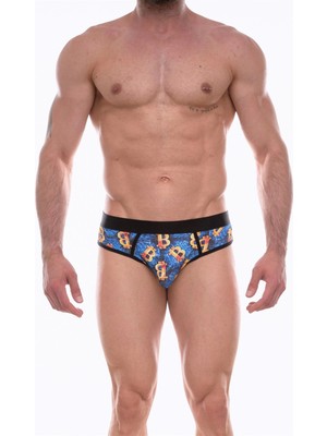 Don Moris Erkek Desenli Jockstrap Çamaşır