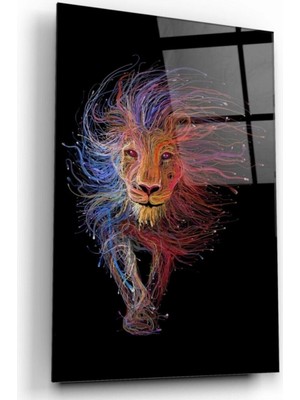 Marsilyan Aslan Cam Tablo