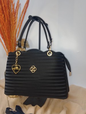 Linas Collection Kadın Dokulu Kutu Model  Kol ve Omuz Çantası