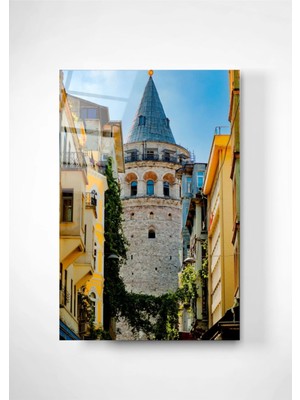 Marsilyan galata kulesi cam tablo 70x110