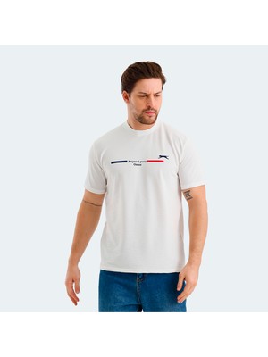 Slazenger BANDIT Erkek Tişört Ekru