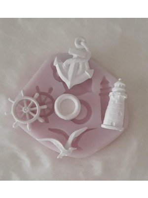 Ipek Hobi Minik Denizcilik Sembolleri Silikon Kalip