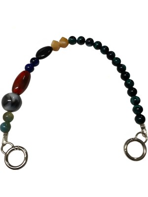 Akrilik Taşlı Boncuklu Çanta Sapı 46 cm XS46